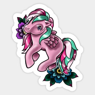 Pink Pony Power Sticker